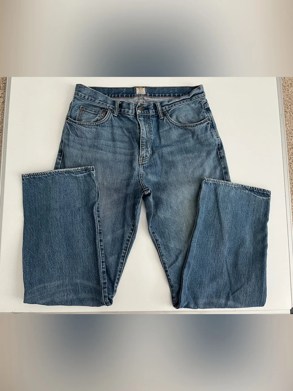 Vintage J. Crew Relaxed Fit Faded Blue Denim Jeans
